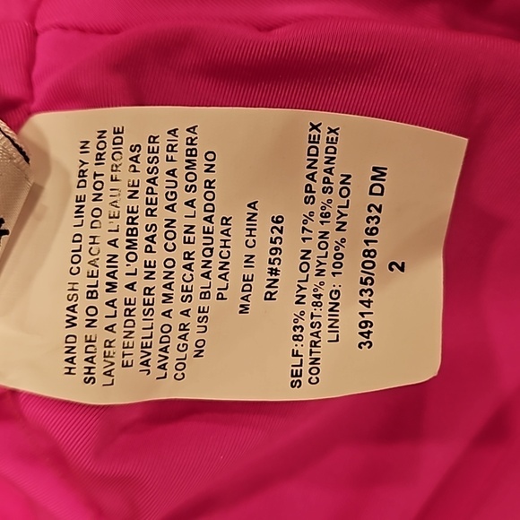 💕TRINA TURK💕 Monaco One Piece Bandeau ~ Pink Pop 2 NWT - Picture 10 of 12